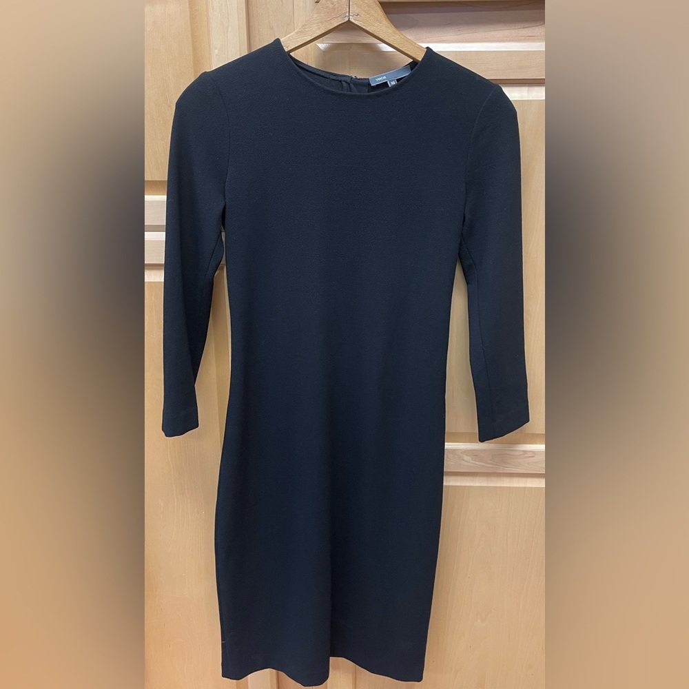 Vince Black Long Sleeve Dress
